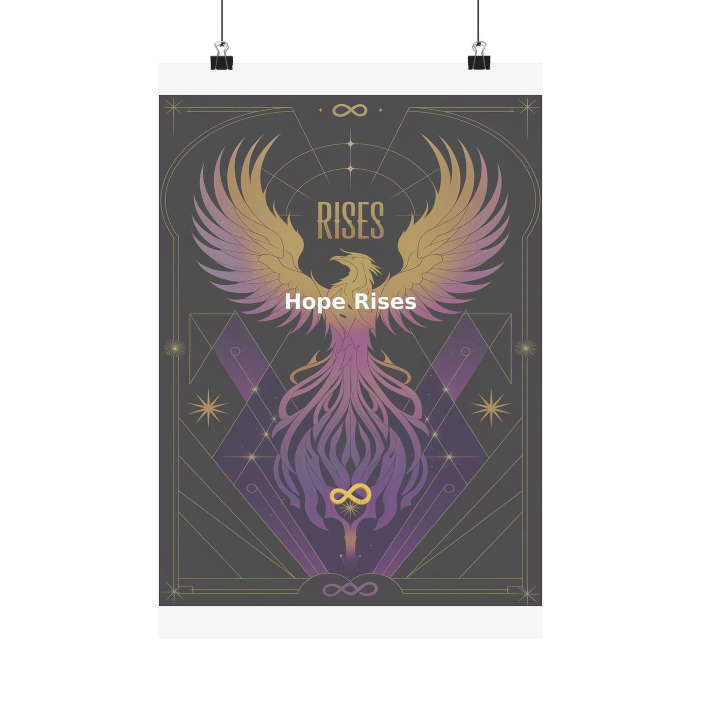 Hope Rises - Matte Vertical Posters