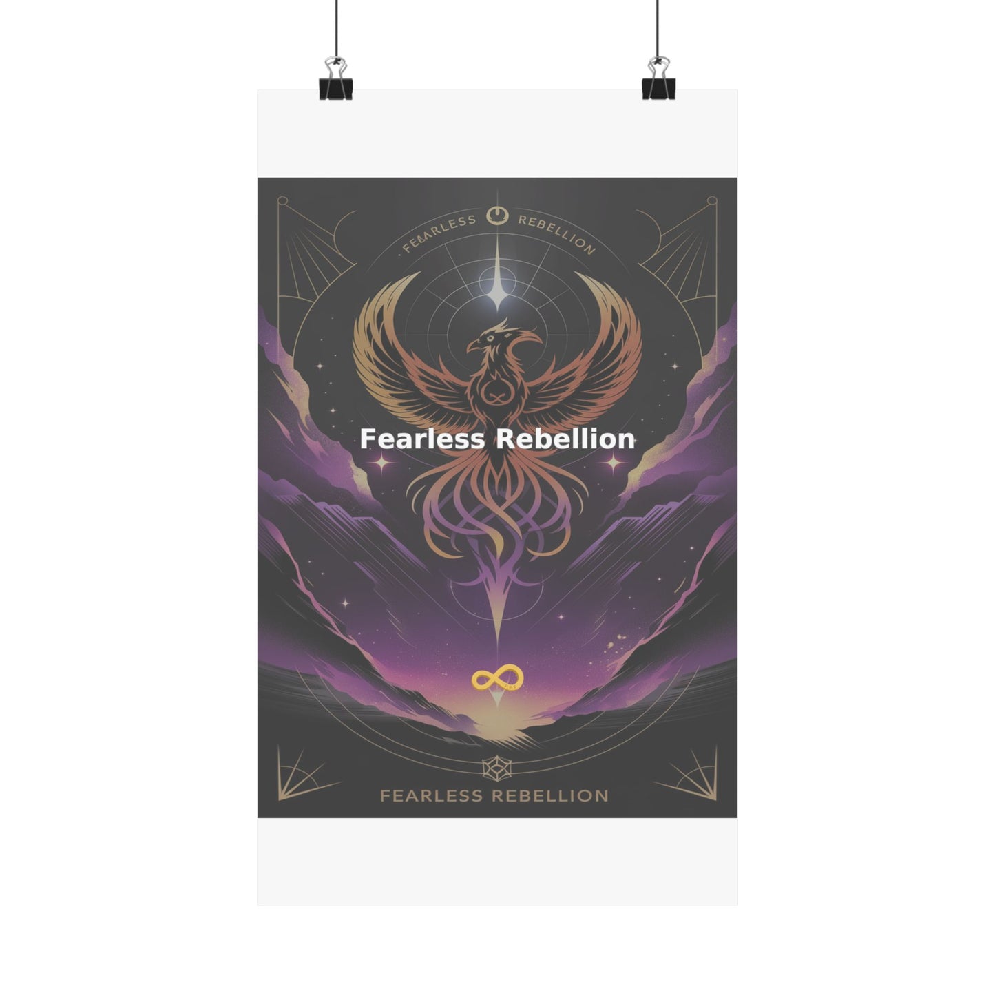 Fearless Rebellion - Matte Vertical Posters
