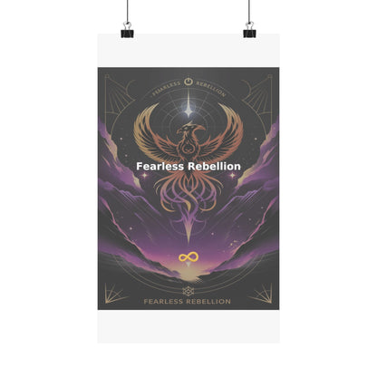 Fearless Rebellion - Matte Vertical Posters