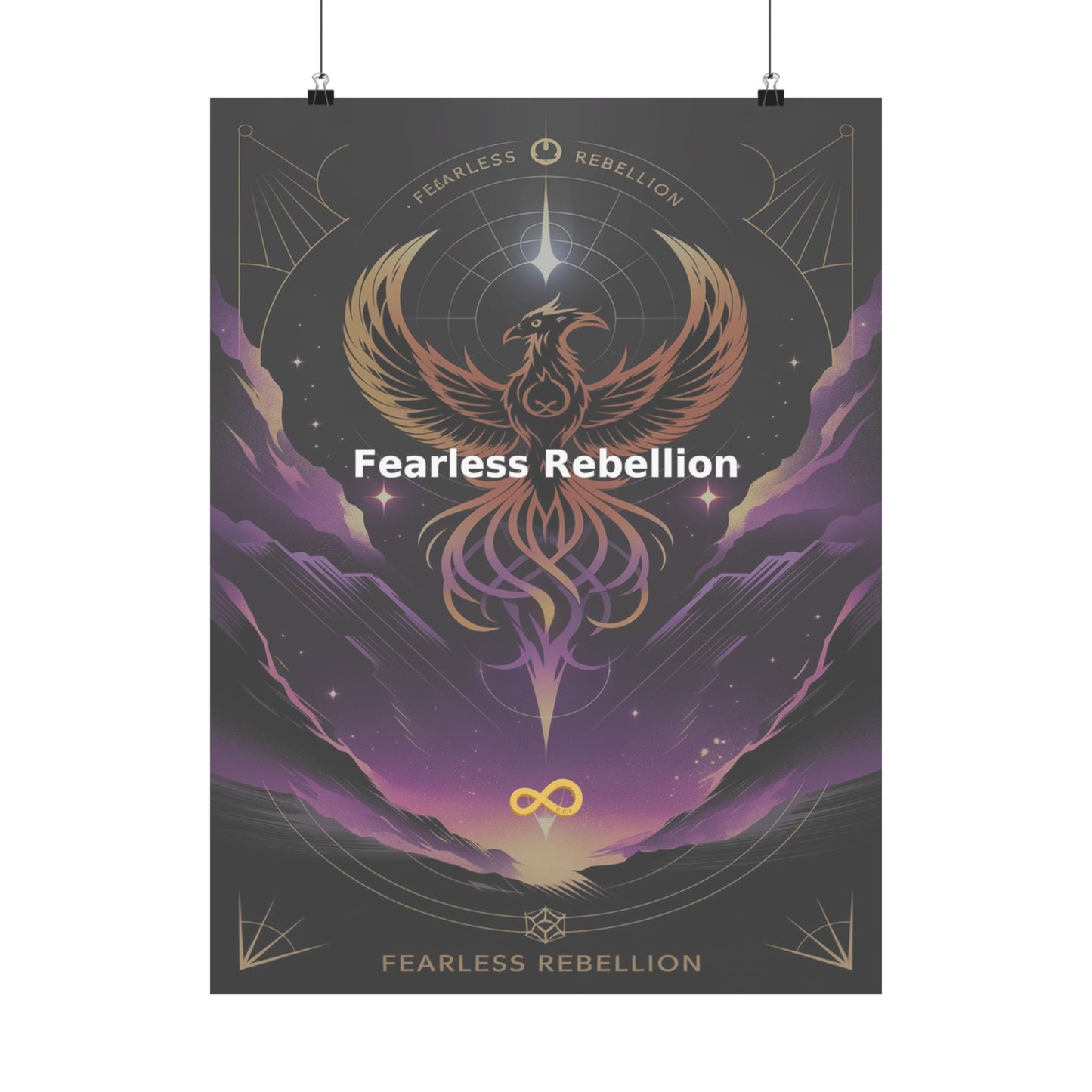 Fearless Rebellion - Matte Vertical Posters