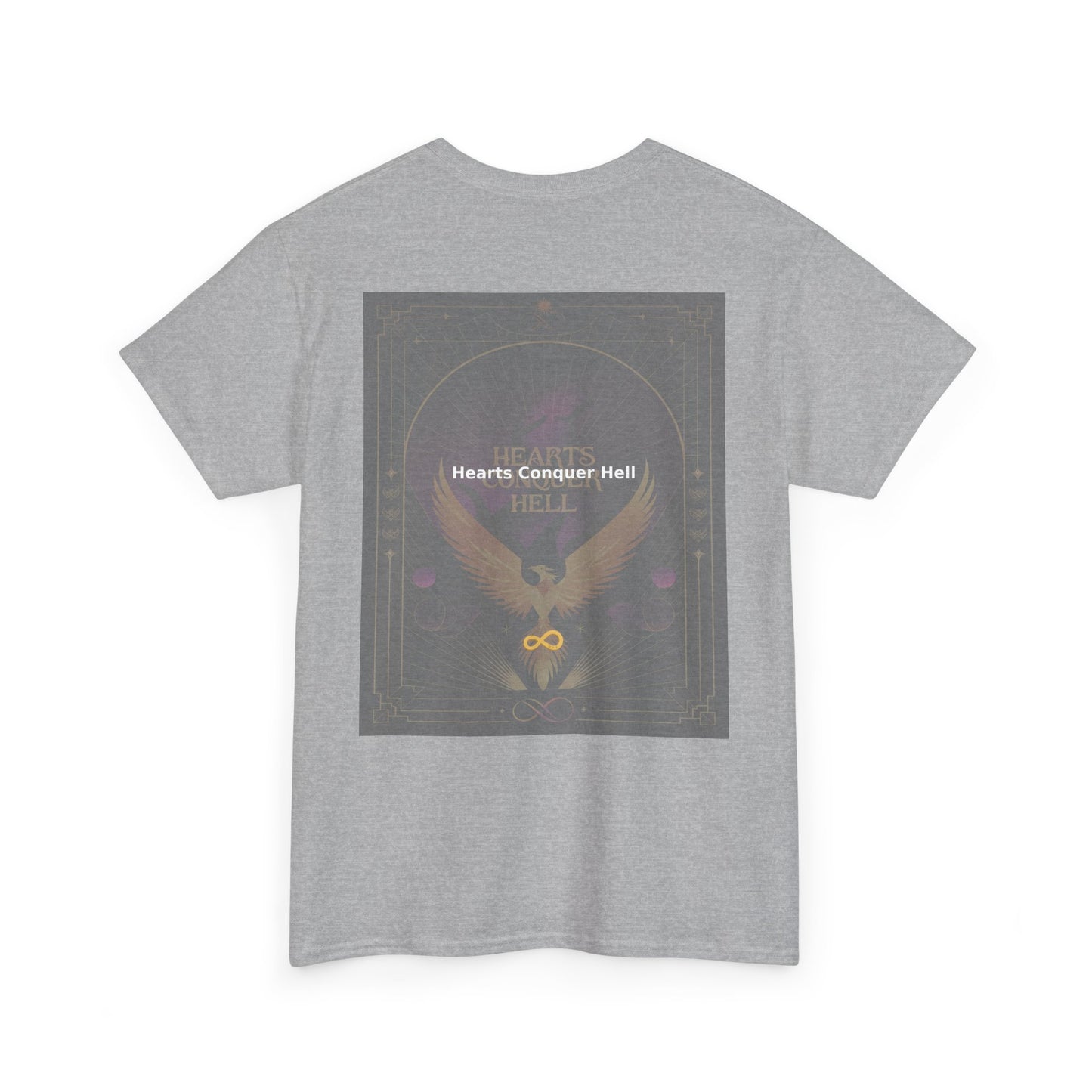 Hearts Conquer Hell - Unisex Heavy Cotton Tee