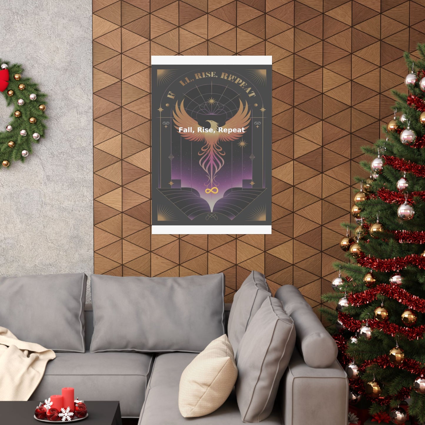 Fall, Rise, Repeat - Matte Vertical Posters