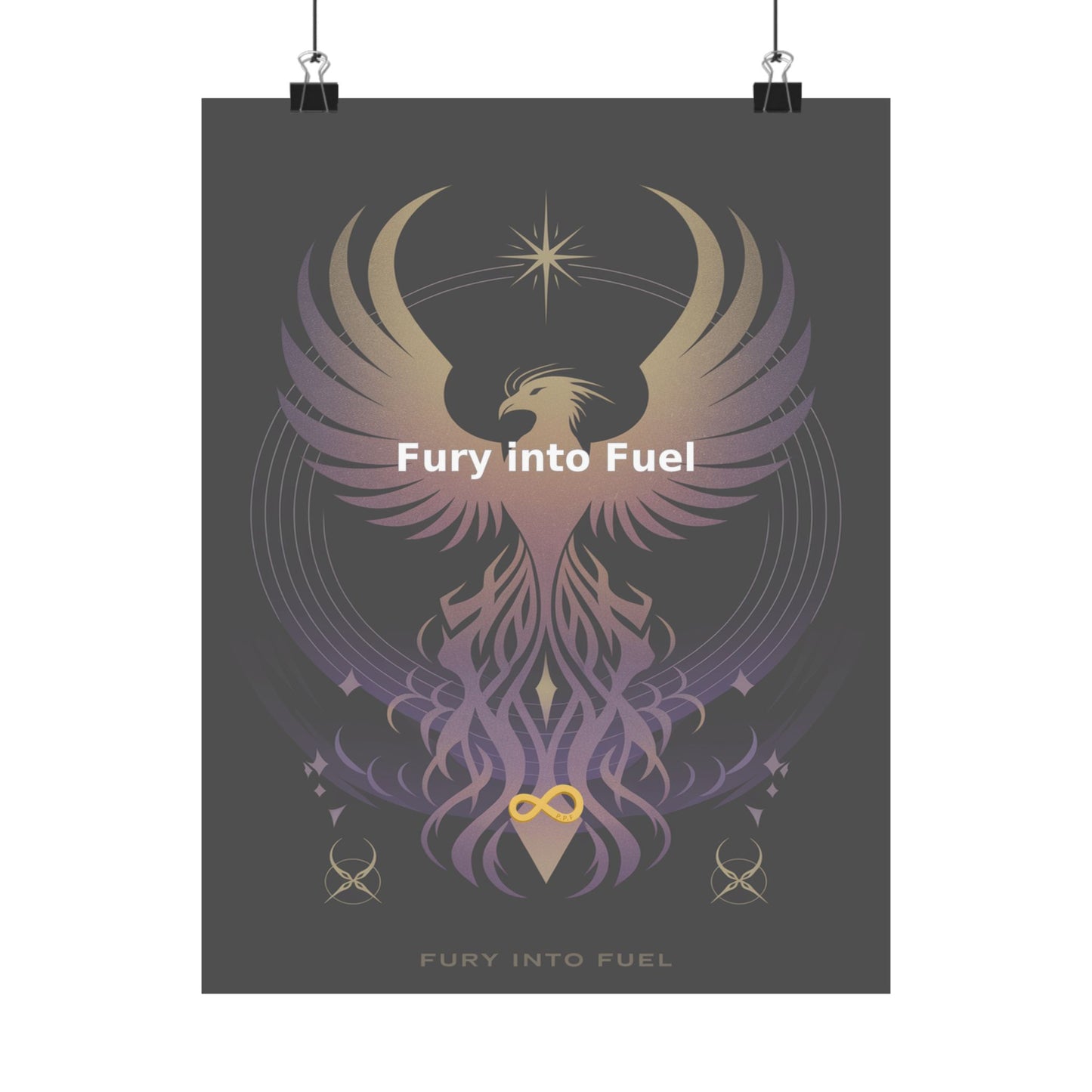 Fury into Fuel - Matte Vertical Posters