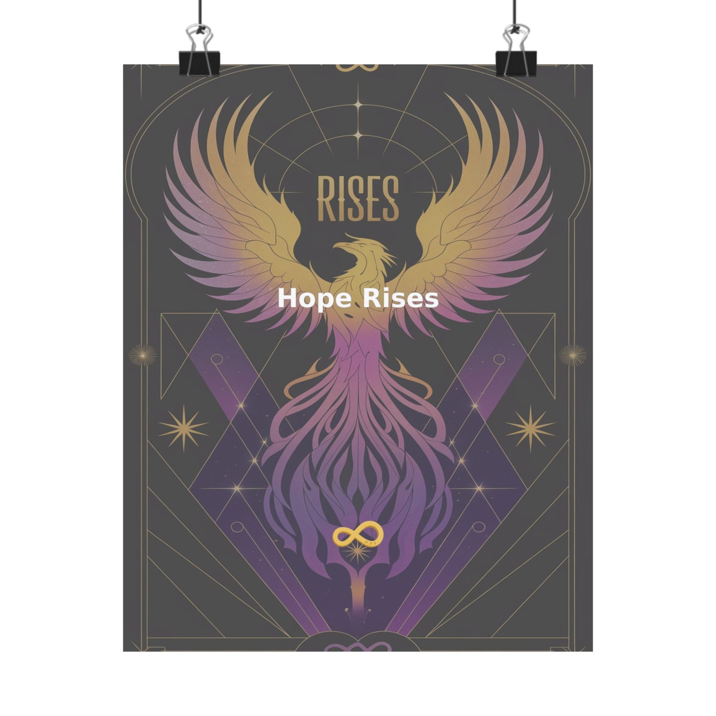 Hope Rises - Matte Vertical Posters
