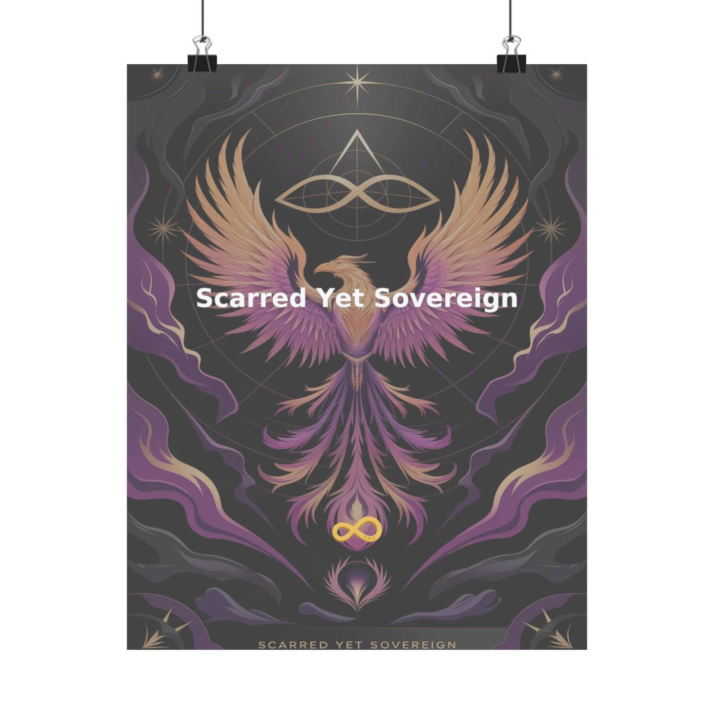 Scarred Yet Sovereign - Matte Vertical Posters