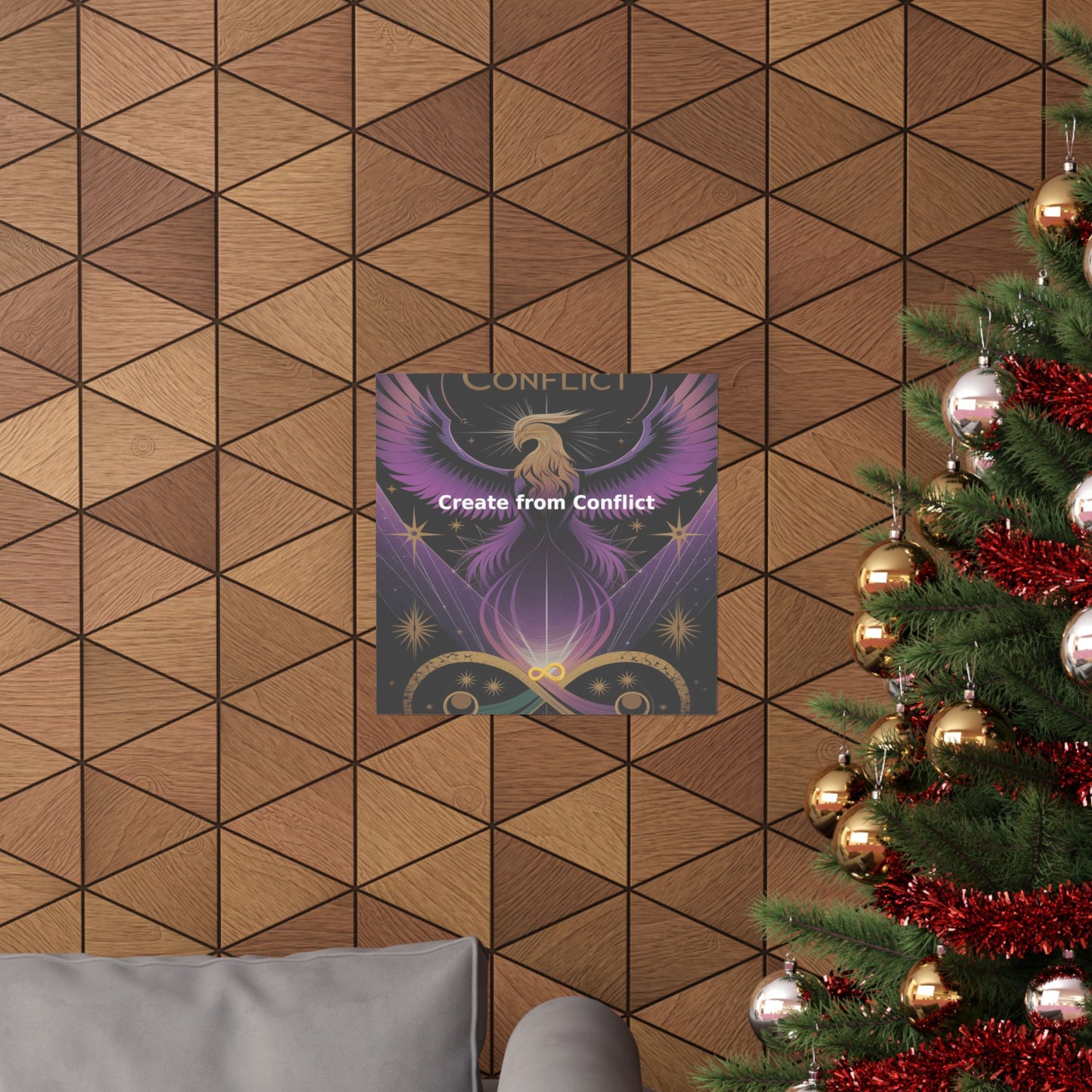 Create from Conflict - Matte Vertical Posters