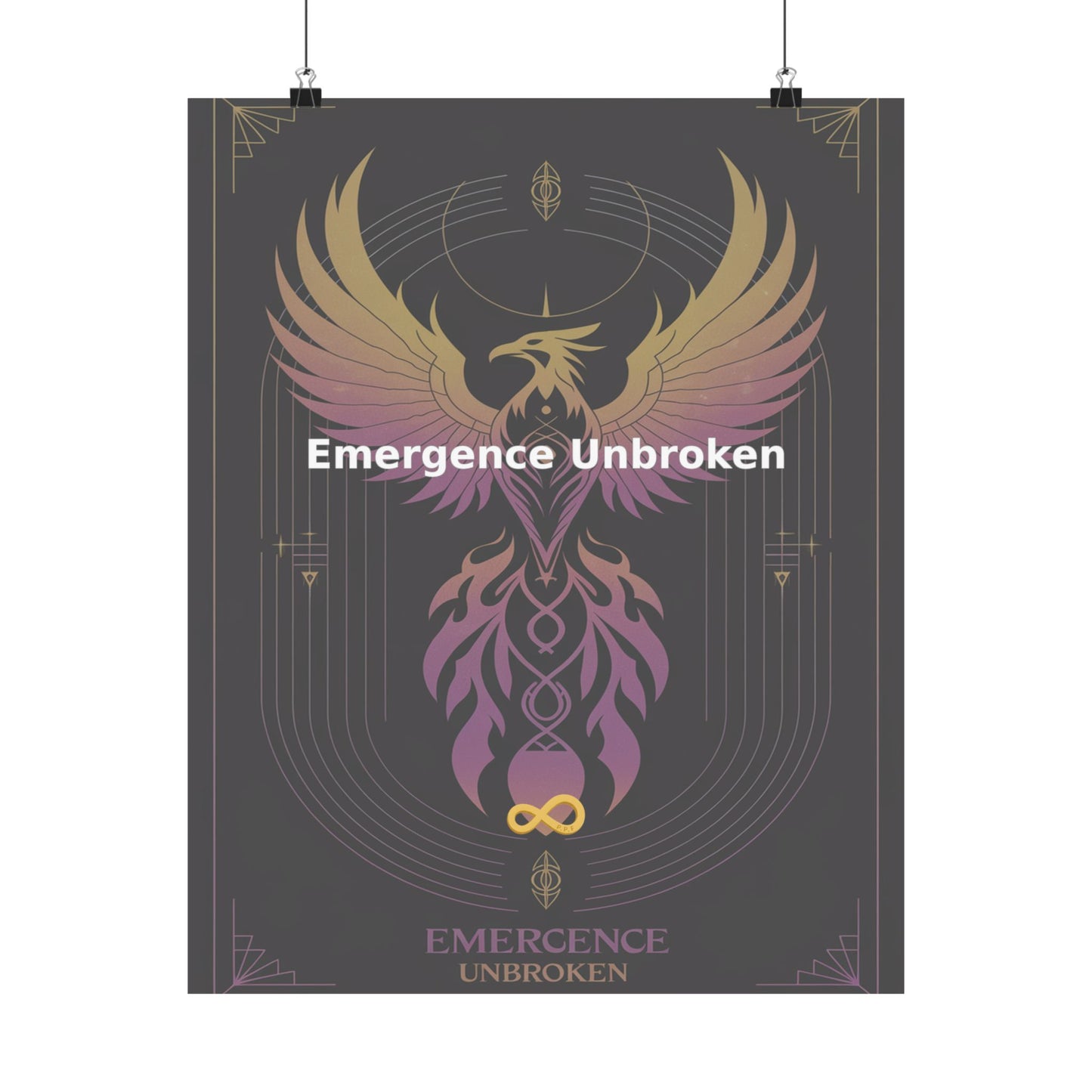 Emergence Unbroken - Matte Vertical Posters