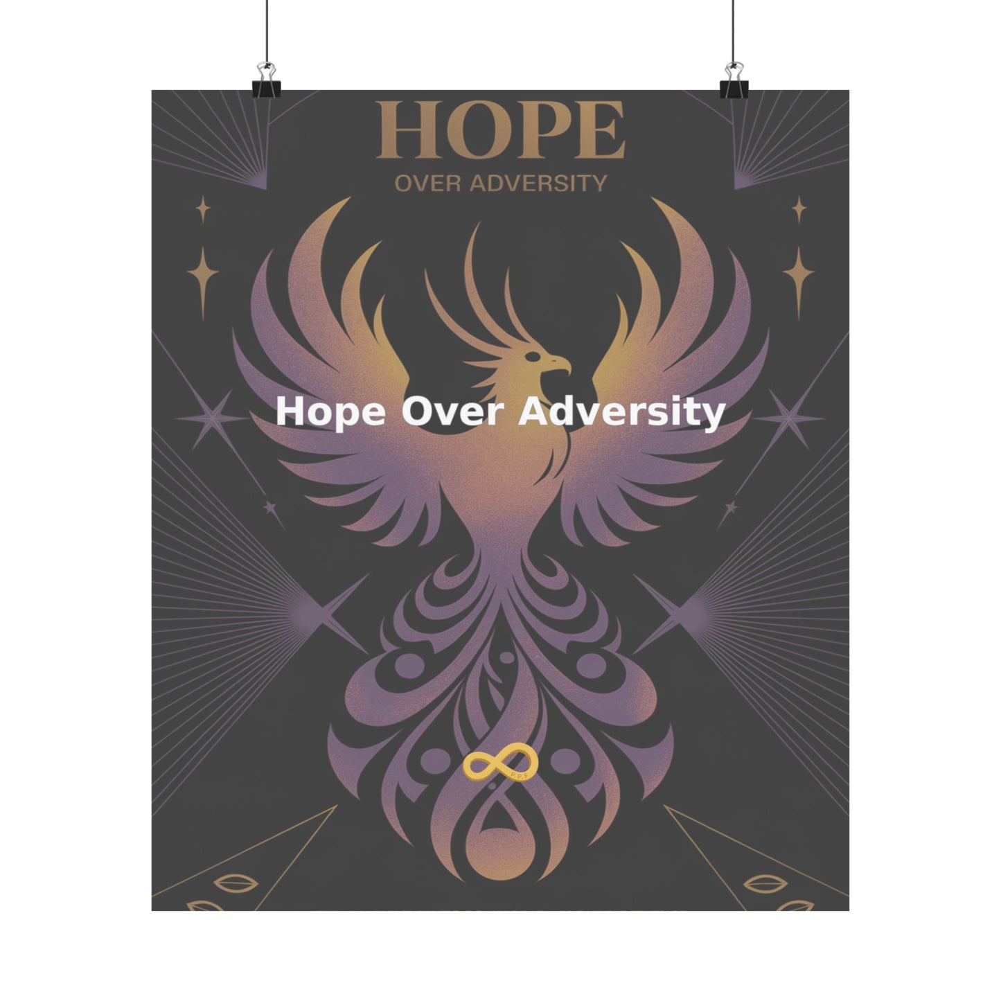 Hope Over Adversity - Matte Vertical Posters