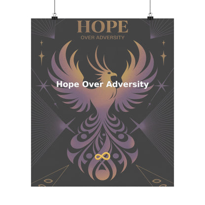 Hope Over Adversity - Matte Vertical Posters