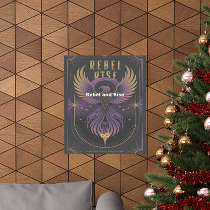 Rebel and Rise - Matte Vertical Posters