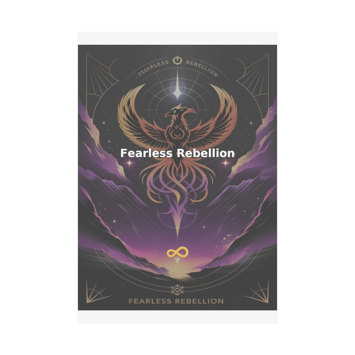Fearless Rebellion - Matte Vertical Posters