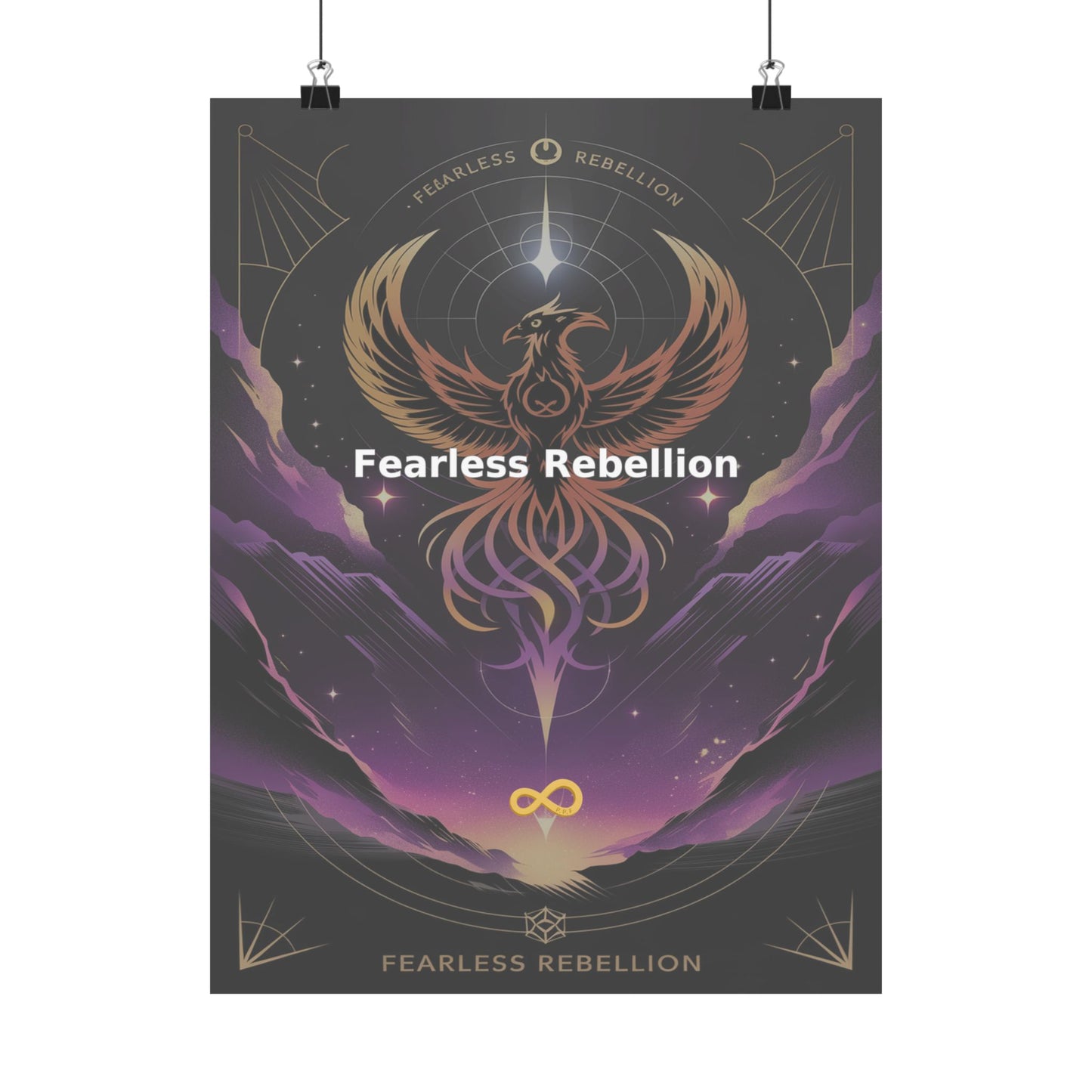 Fearless Rebellion - Matte Vertical Posters