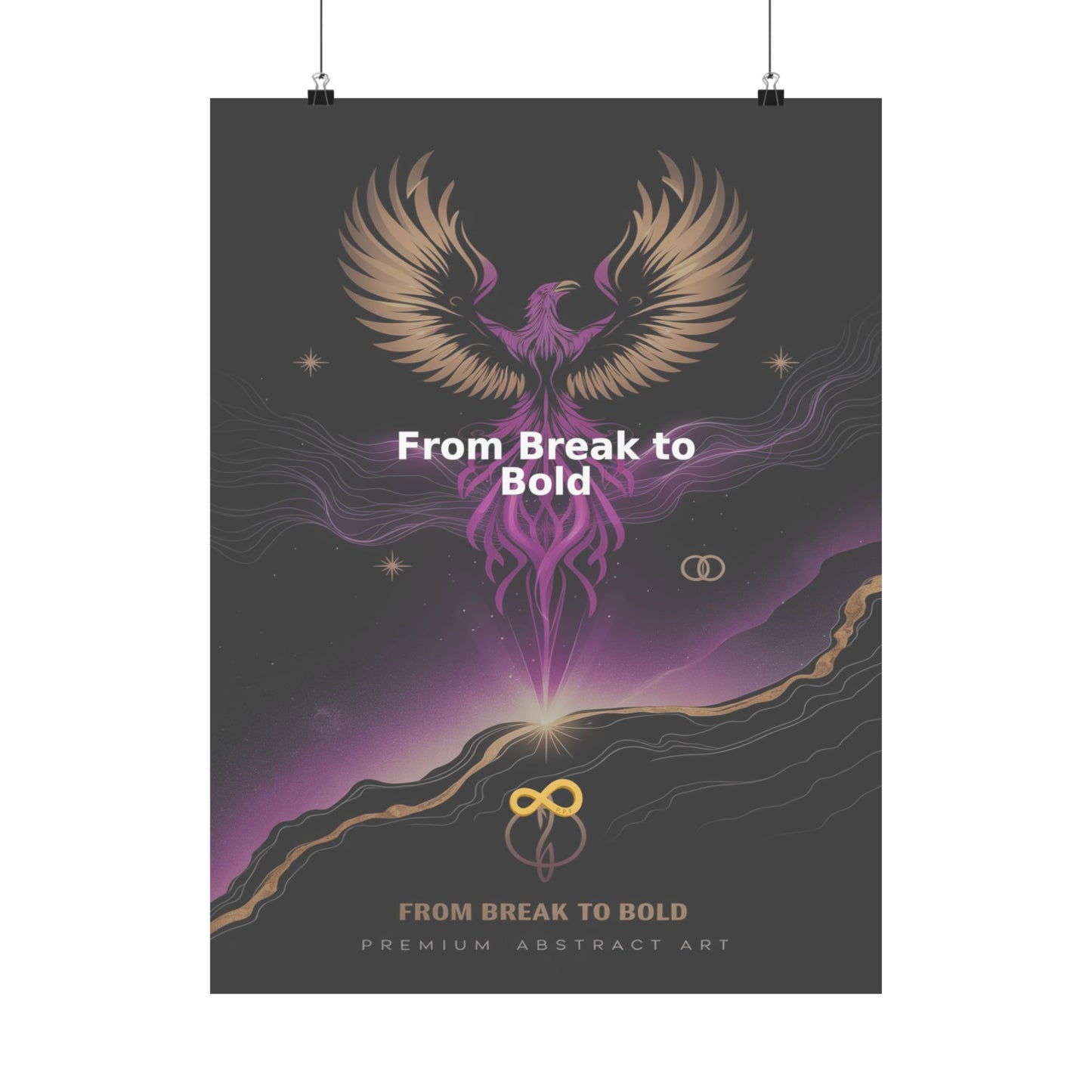 From Break to Bold - Matte Vertical Posters