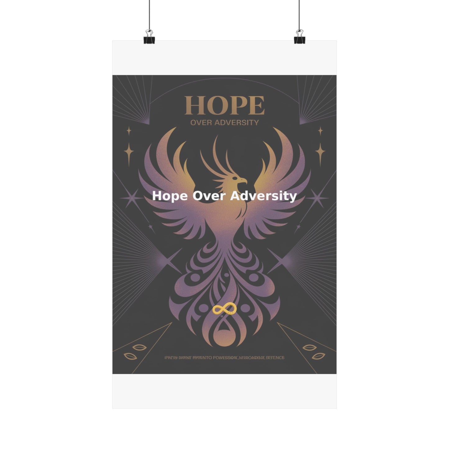 Hope Over Adversity - Matte Vertical Posters
