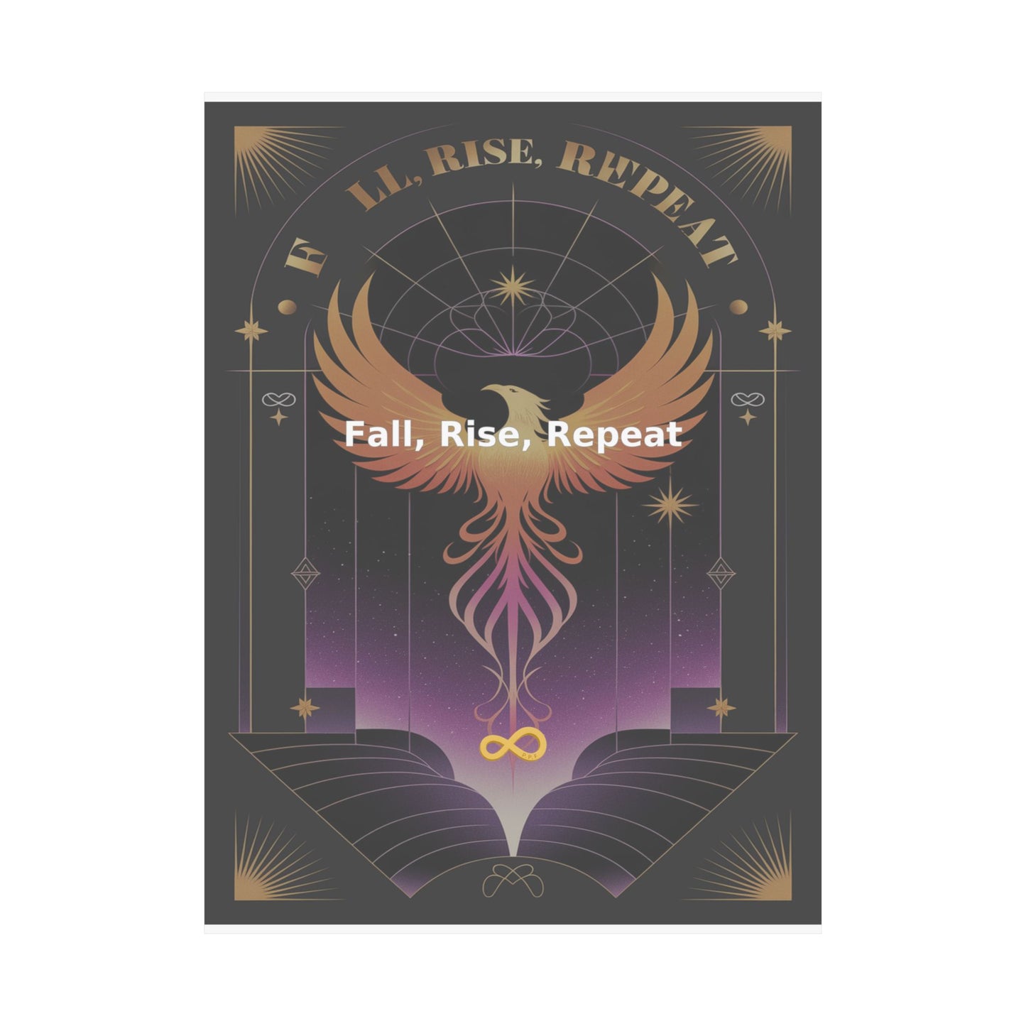 Fall, Rise, Repeat - Matte Vertical Posters