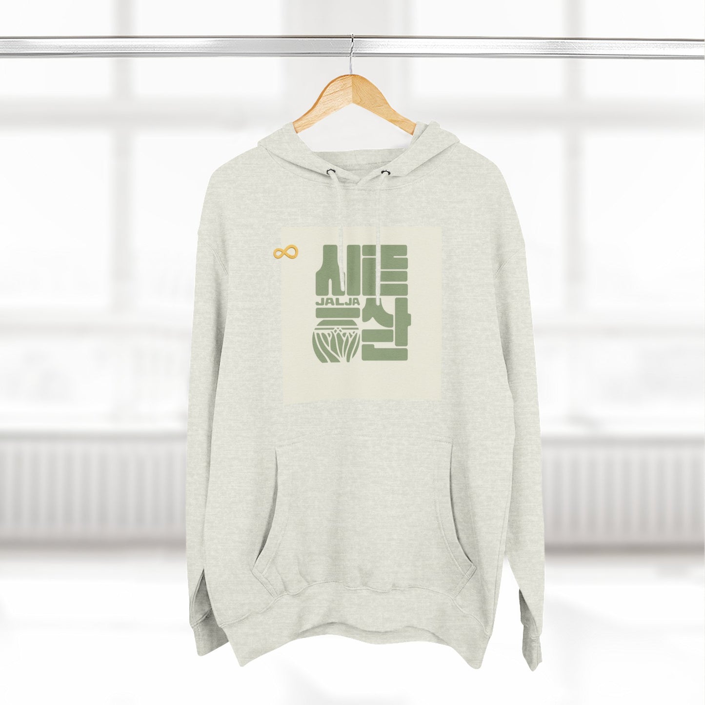 Korean Line - 잘자 (Jalja) - Three-Panel Fleece Hoodie