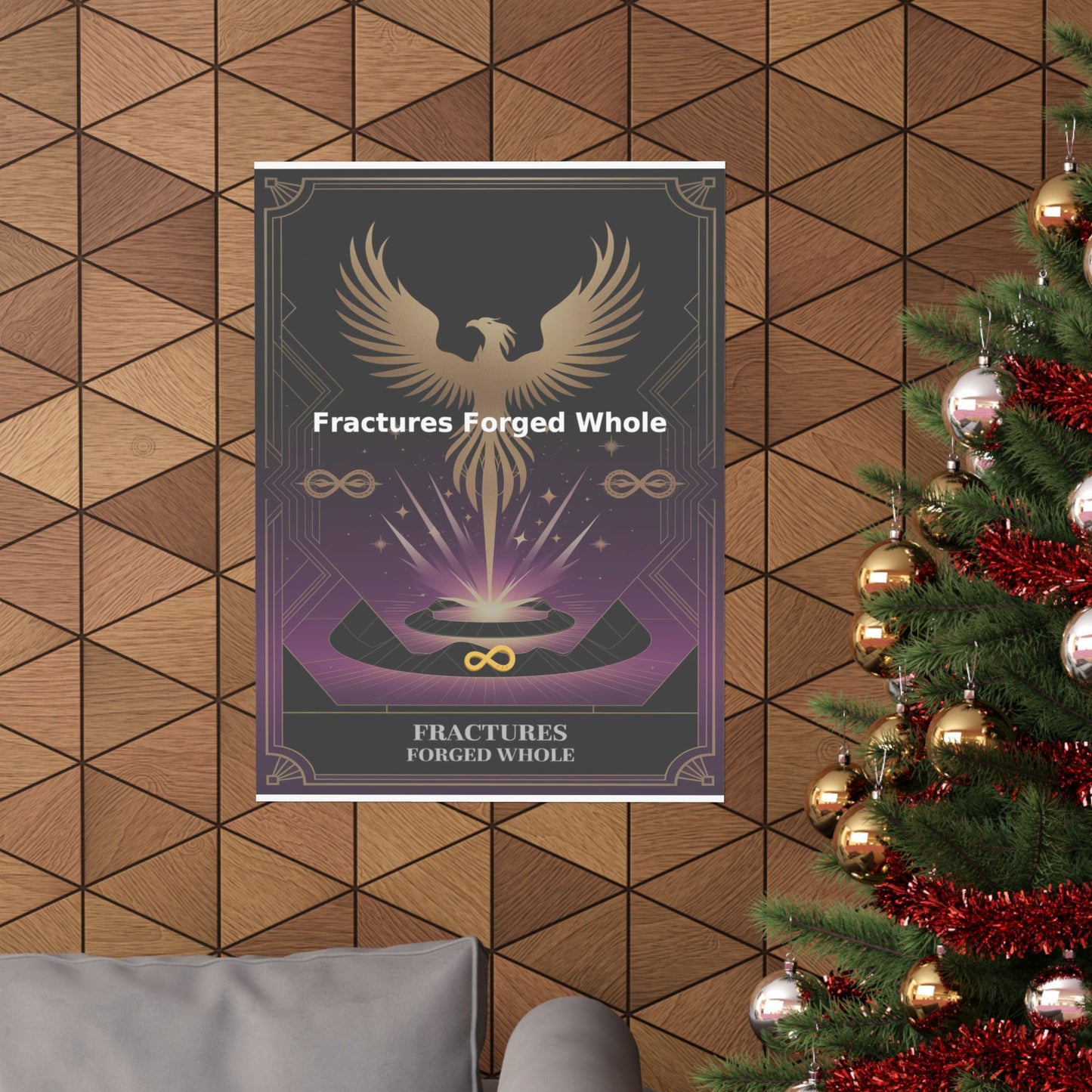 Fractures Forged Whole - Matte Vertical Posters