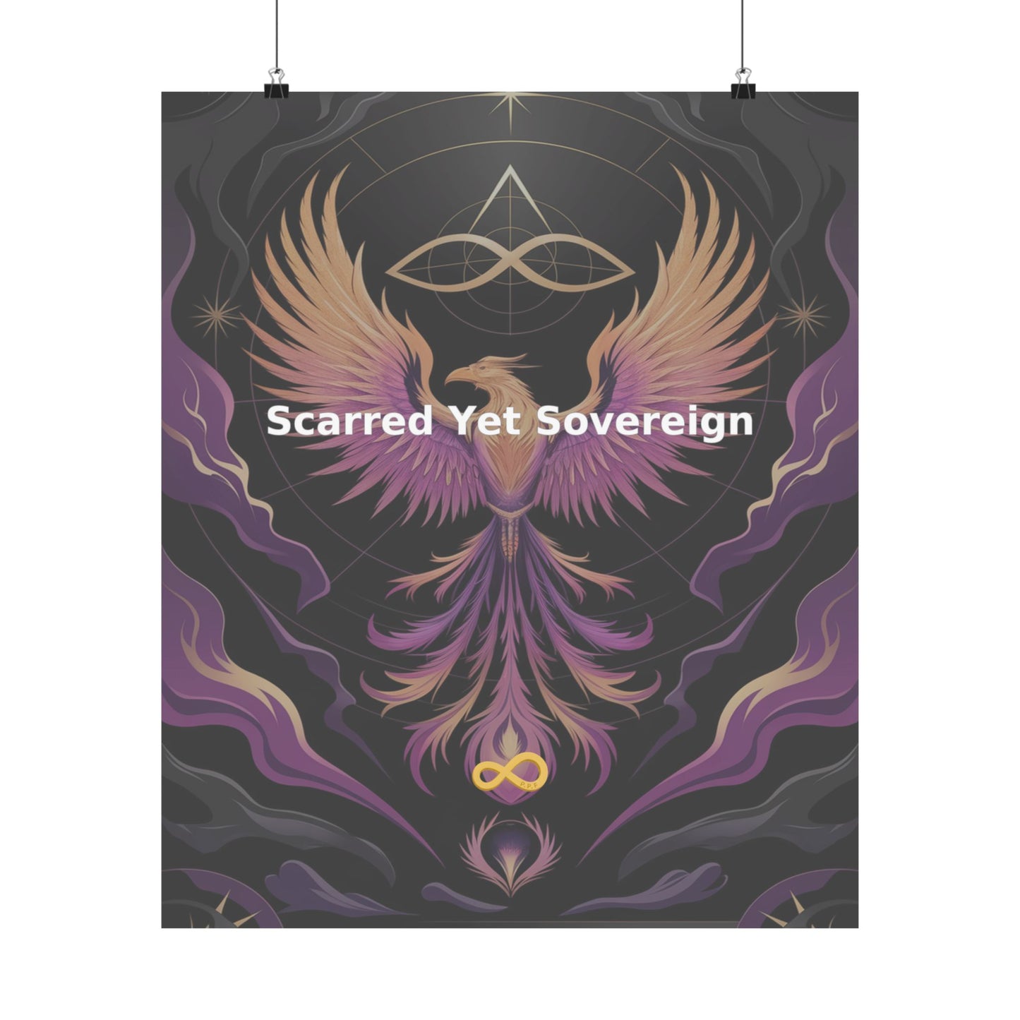 Scarred Yet Sovereign - Matte Vertical Posters