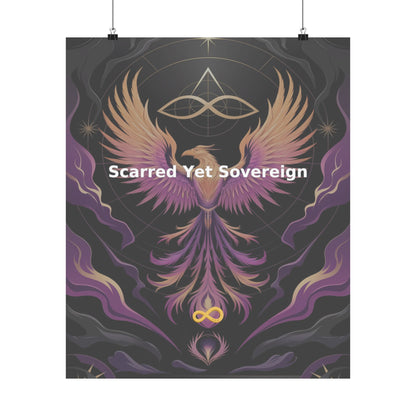 Scarred Yet Sovereign - Matte Vertical Posters
