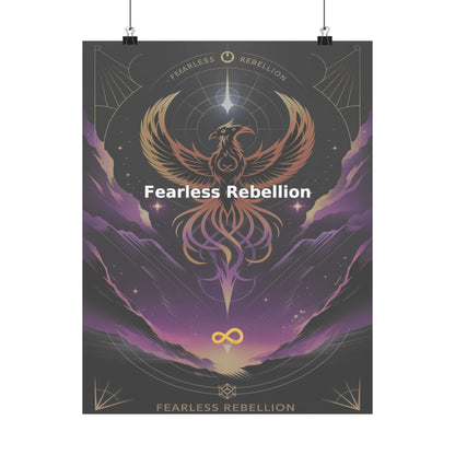 Fearless Rebellion - Matte Vertical Posters