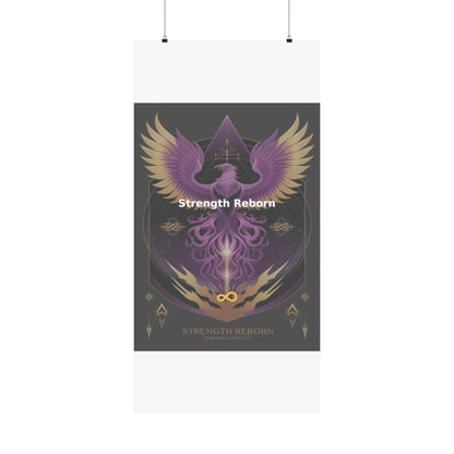Strength Reborn - Matte Vertical Posters