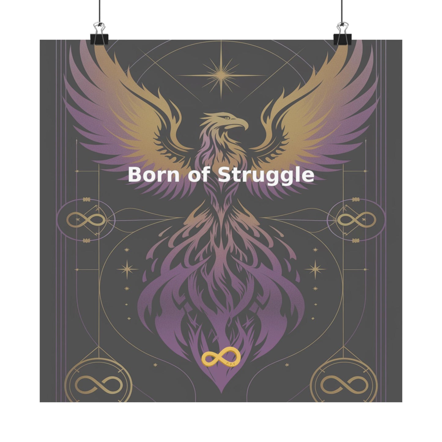 Born of Struggle - Matte Vertical Posters