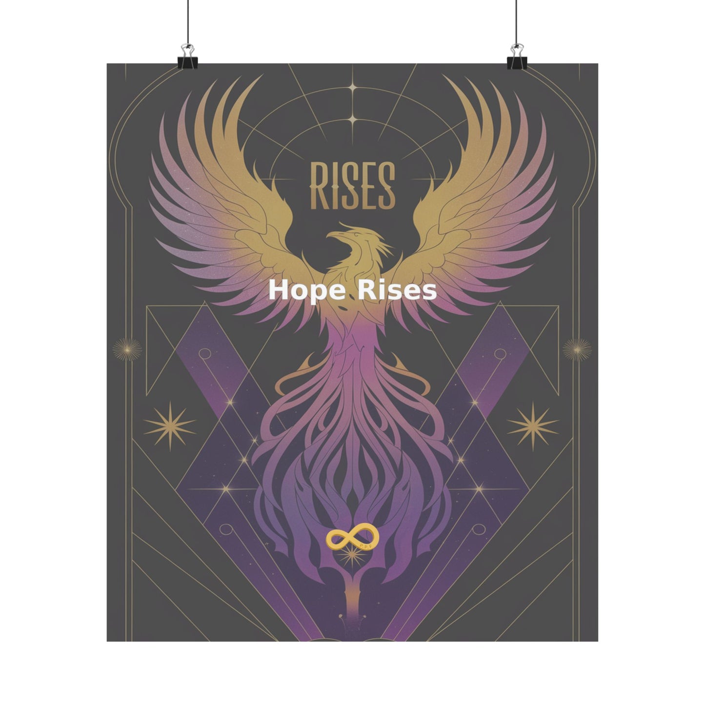 Hope Rises - Matte Vertical Posters