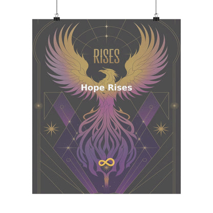Hope Rises - Matte Vertical Posters