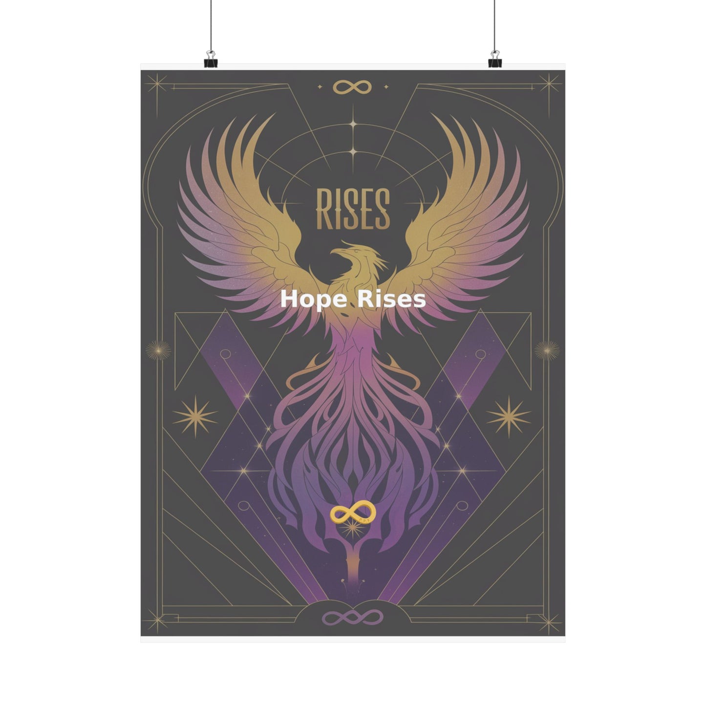 Hope Rises - Matte Vertical Posters