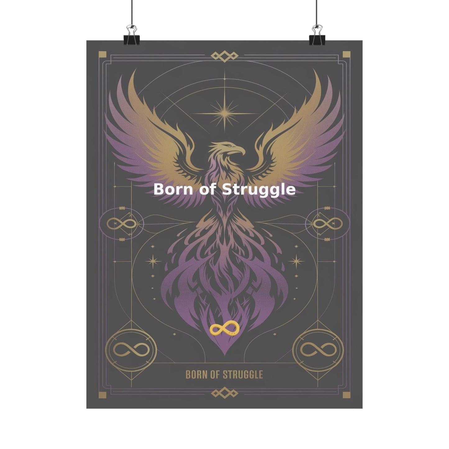 Born of Struggle - Matte Vertical Posters