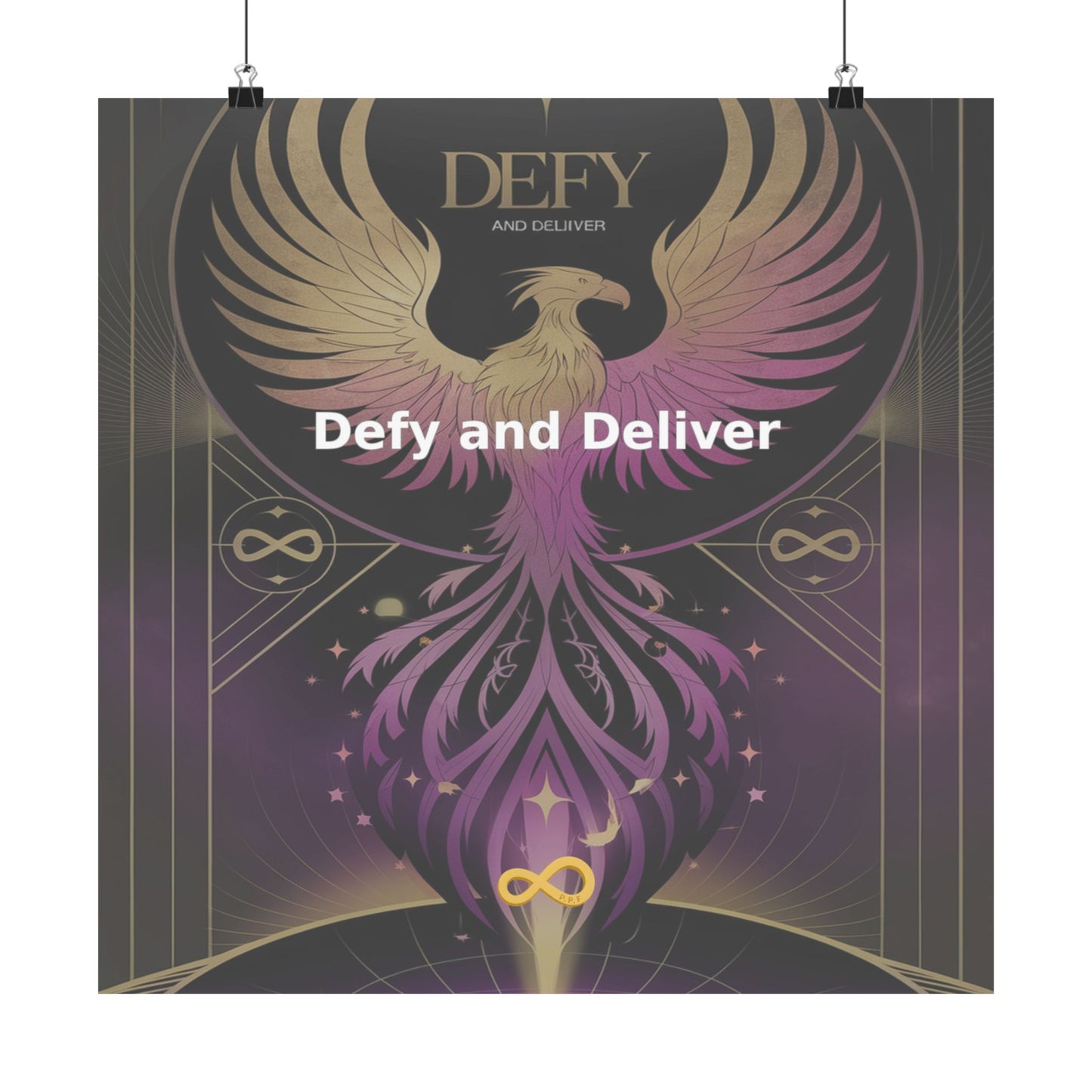 Defy and Deliver - Matte Vertical Posters