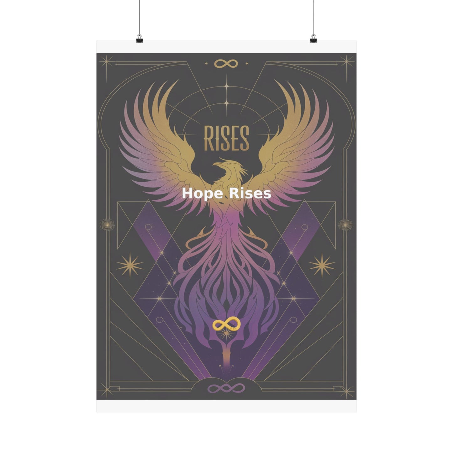 Hope Rises - Matte Vertical Posters