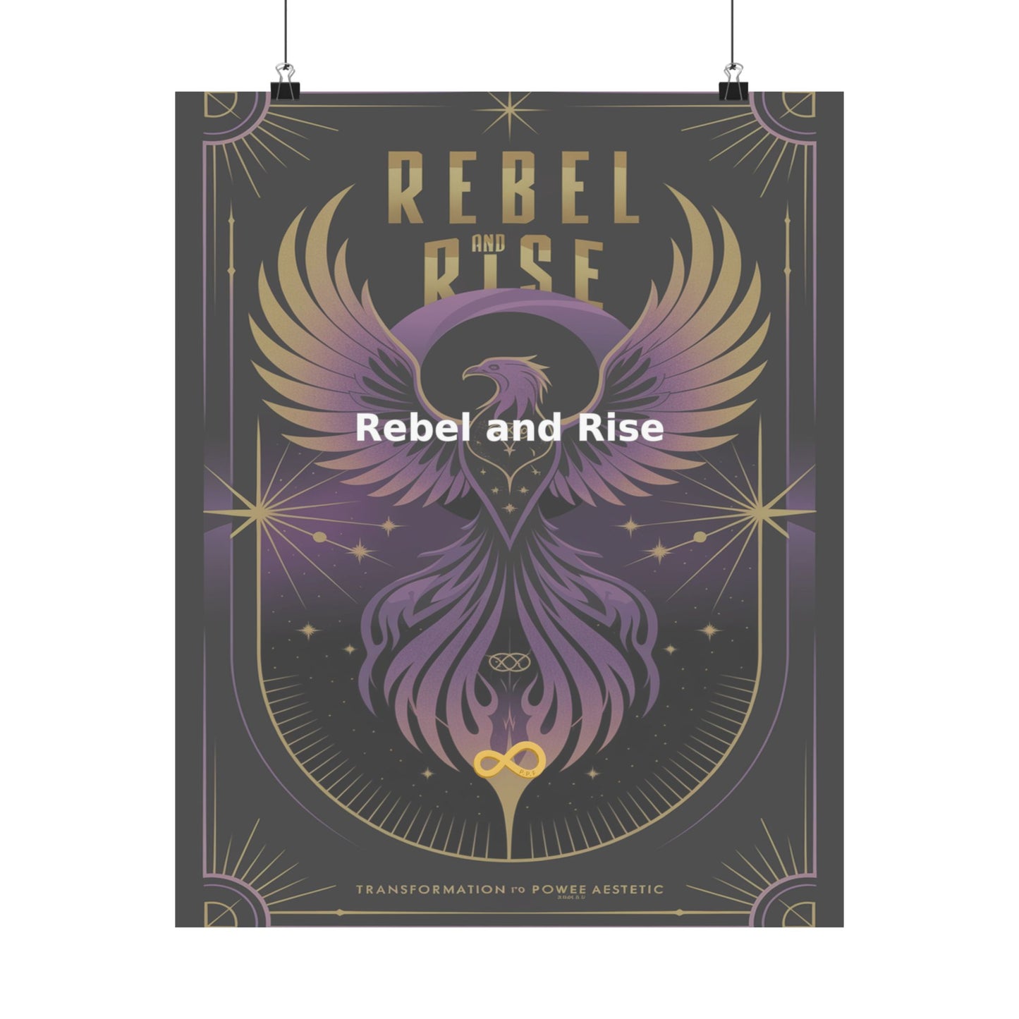 Rebel and Rise - Matte Vertical Posters