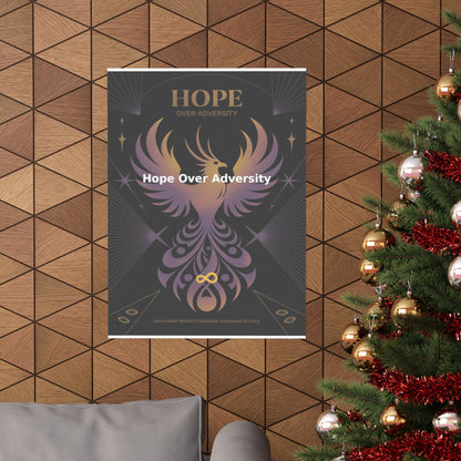 Hope Over Adversity - Matte Vertical Posters