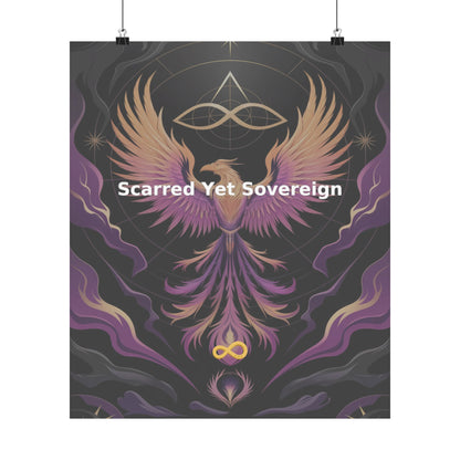 Scarred Yet Sovereign - Matte Vertical Posters