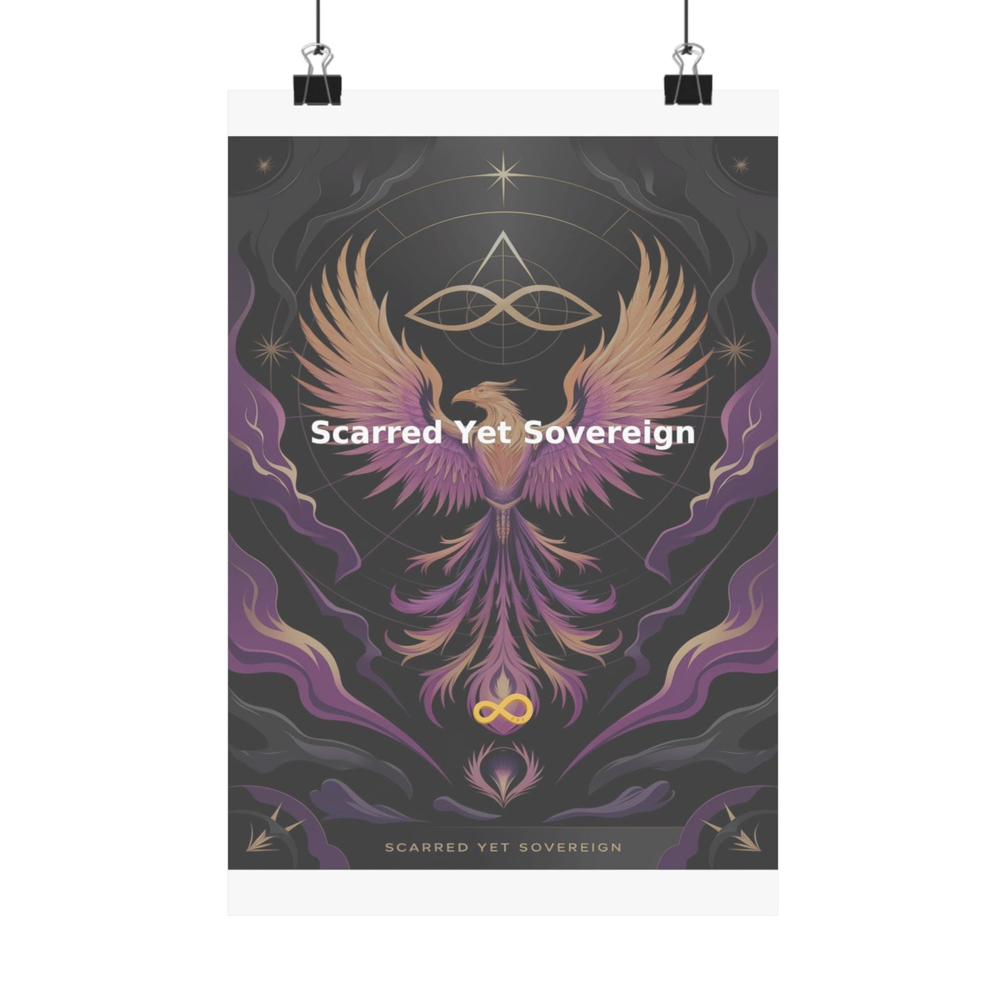 Scarred Yet Sovereign - Matte Vertical Posters