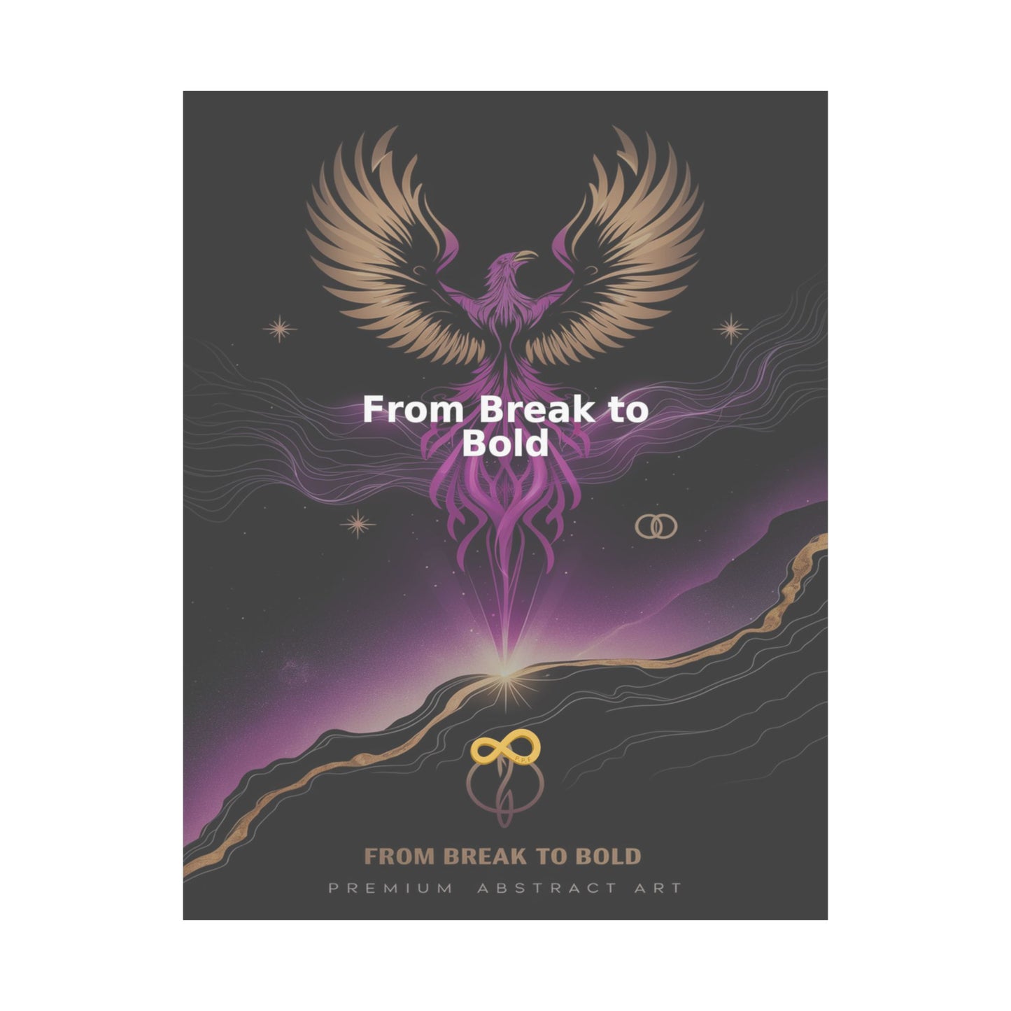 From Break to Bold - Matte Vertical Posters