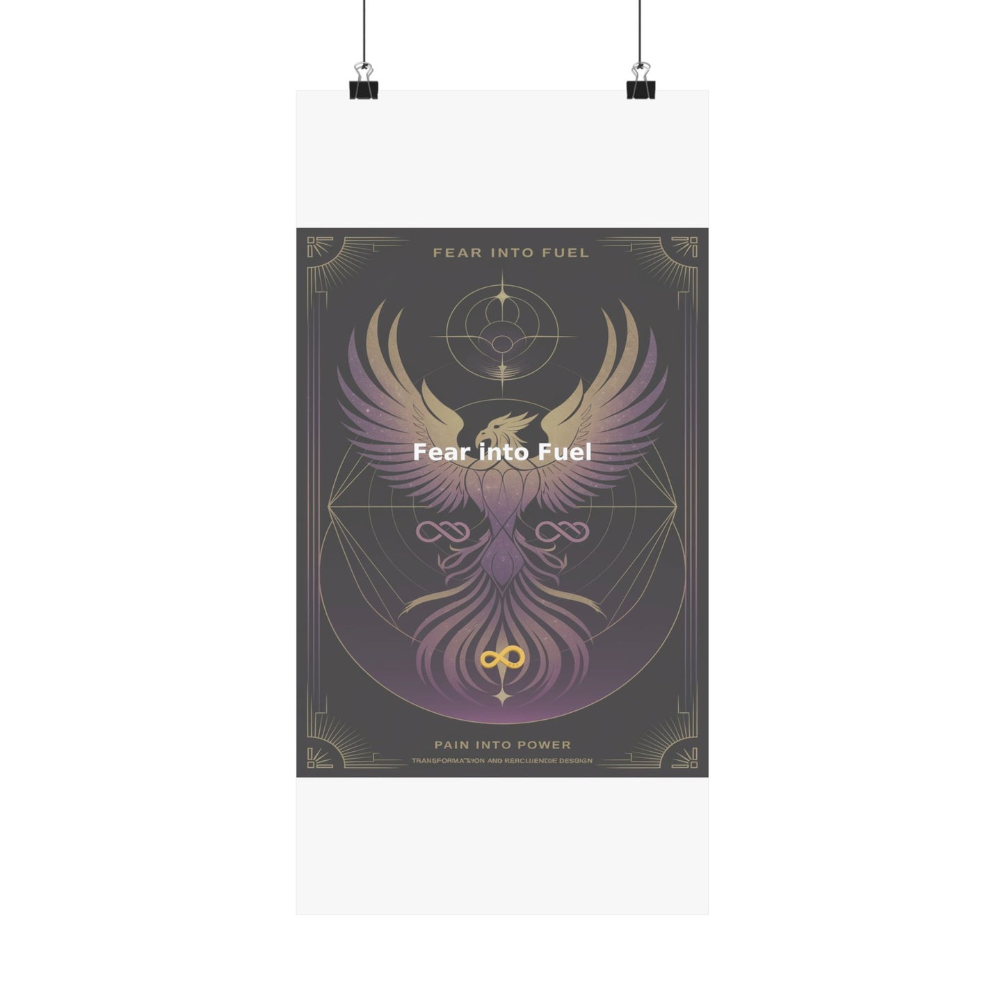 Fear into Fuel - Matte Vertical Posters