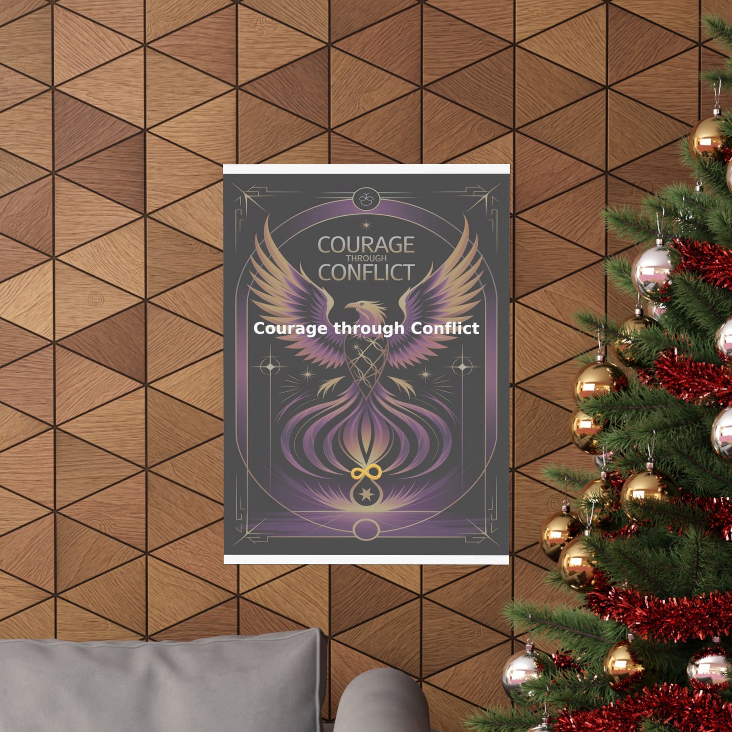 Courage through Conflict - Matte Vertical Posters