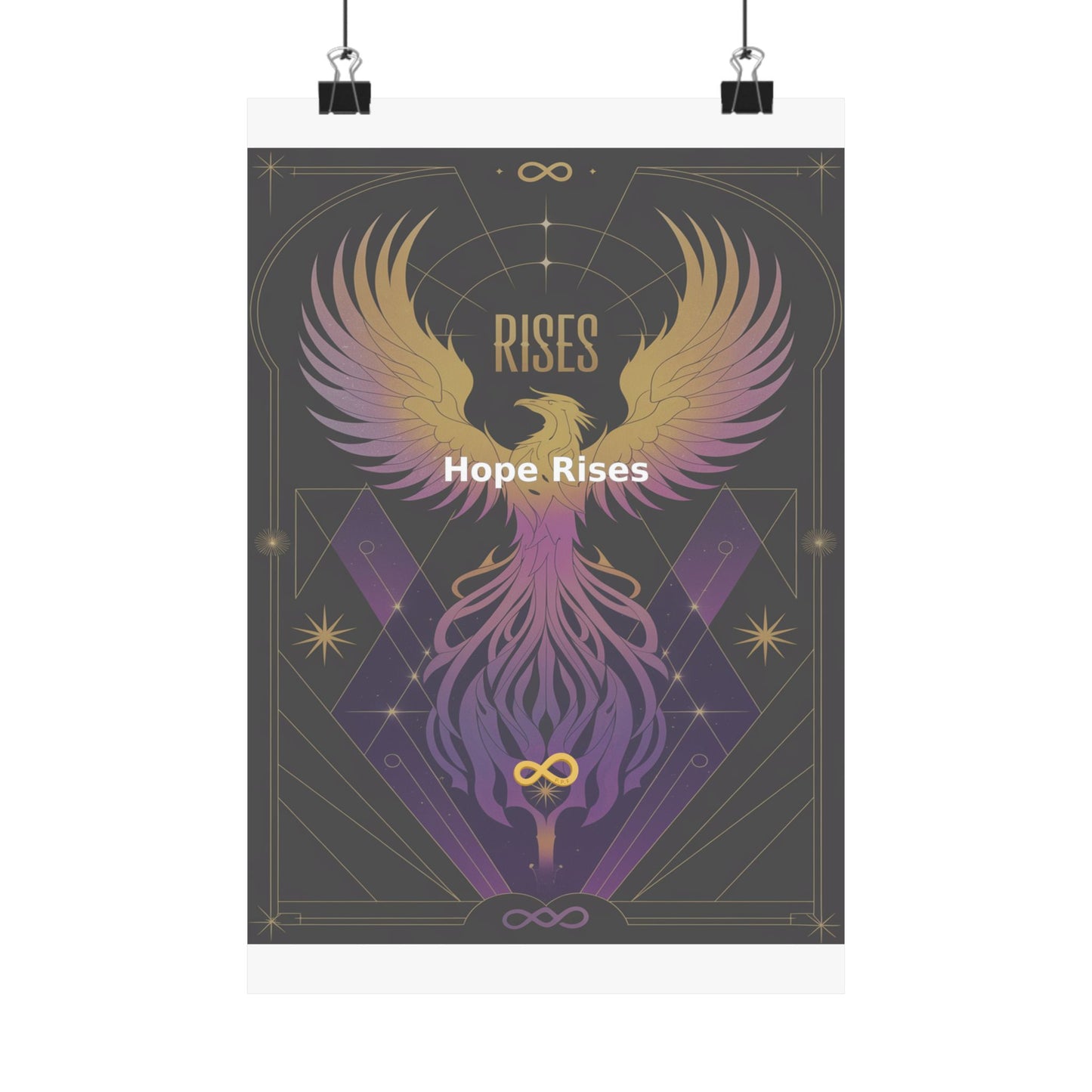 Hope Rises - Matte Vertical Posters