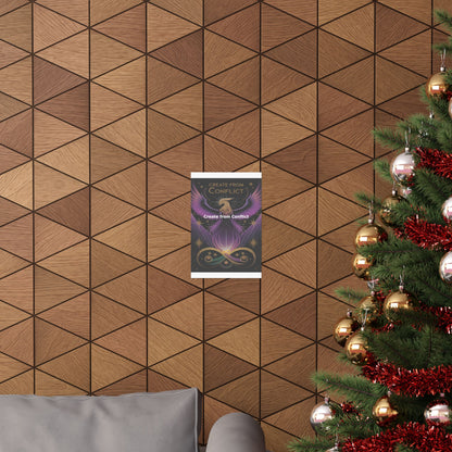 Create from Conflict - Matte Vertical Posters