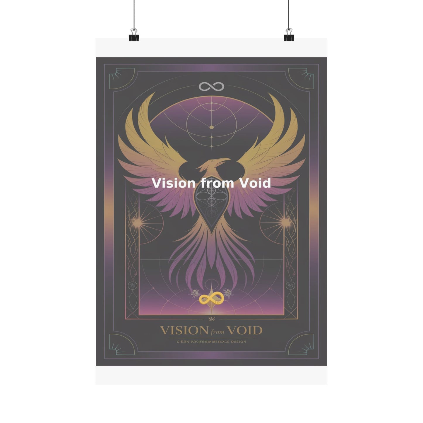 Vision from Void - Matte Vertical Posters