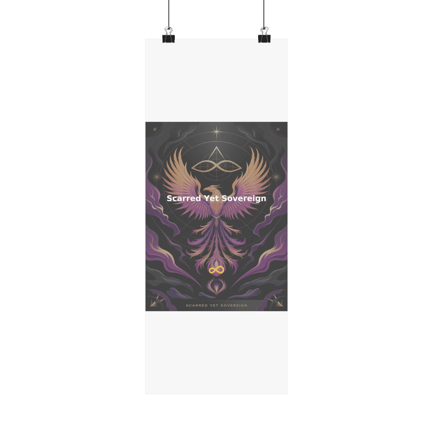 Scarred Yet Sovereign - Matte Vertical Posters