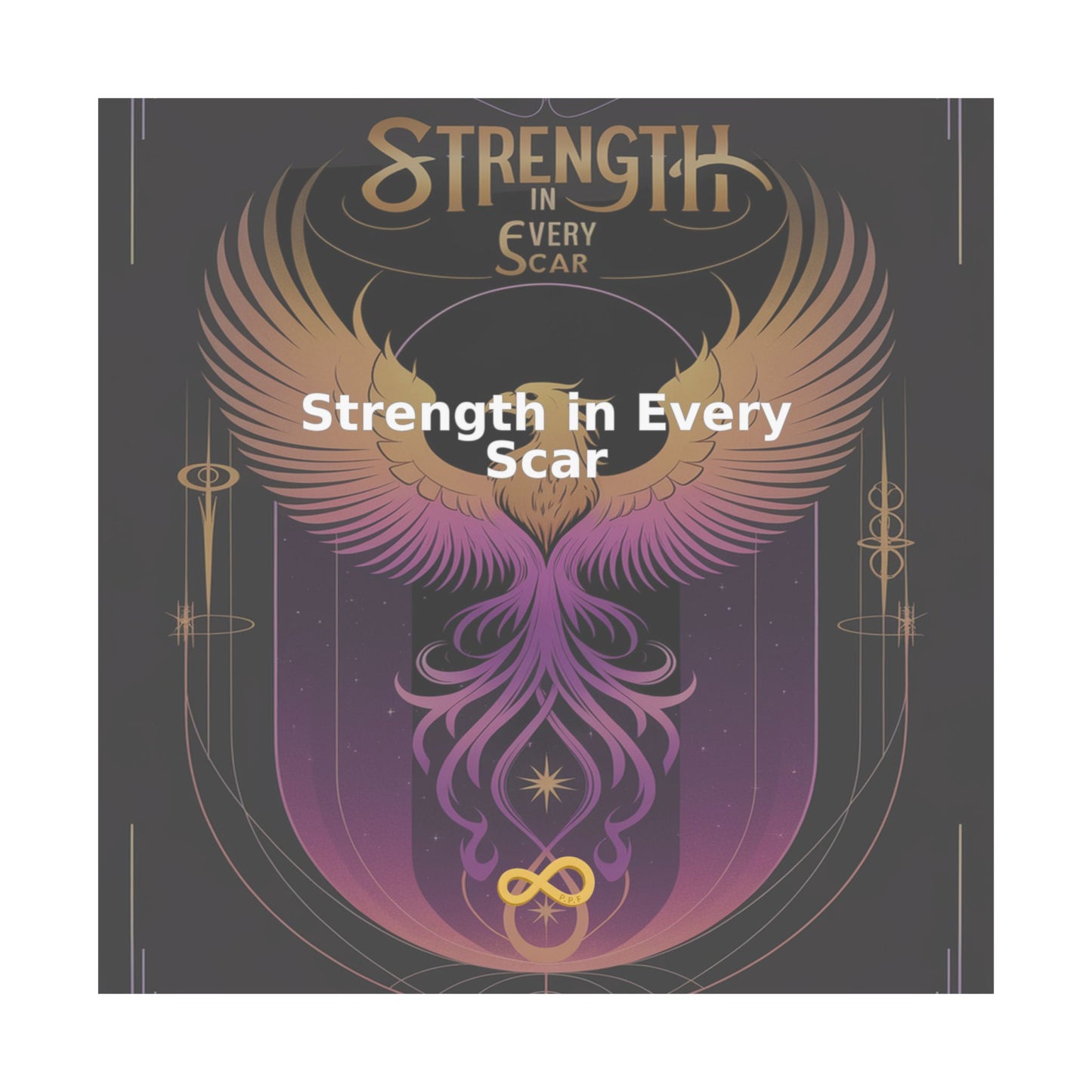 Strength in Every Scar - Matte Vertical Posters