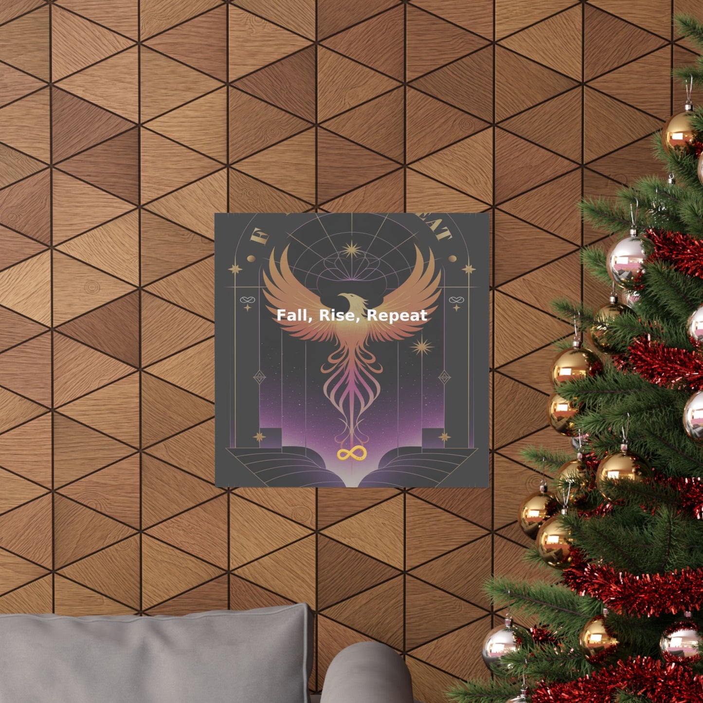 Fall, Rise, Repeat - Matte Vertical Posters