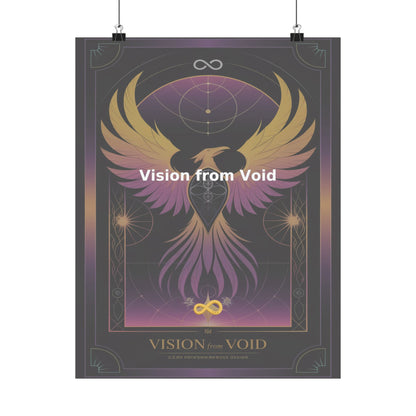Vision from Void - Matte Vertical Posters