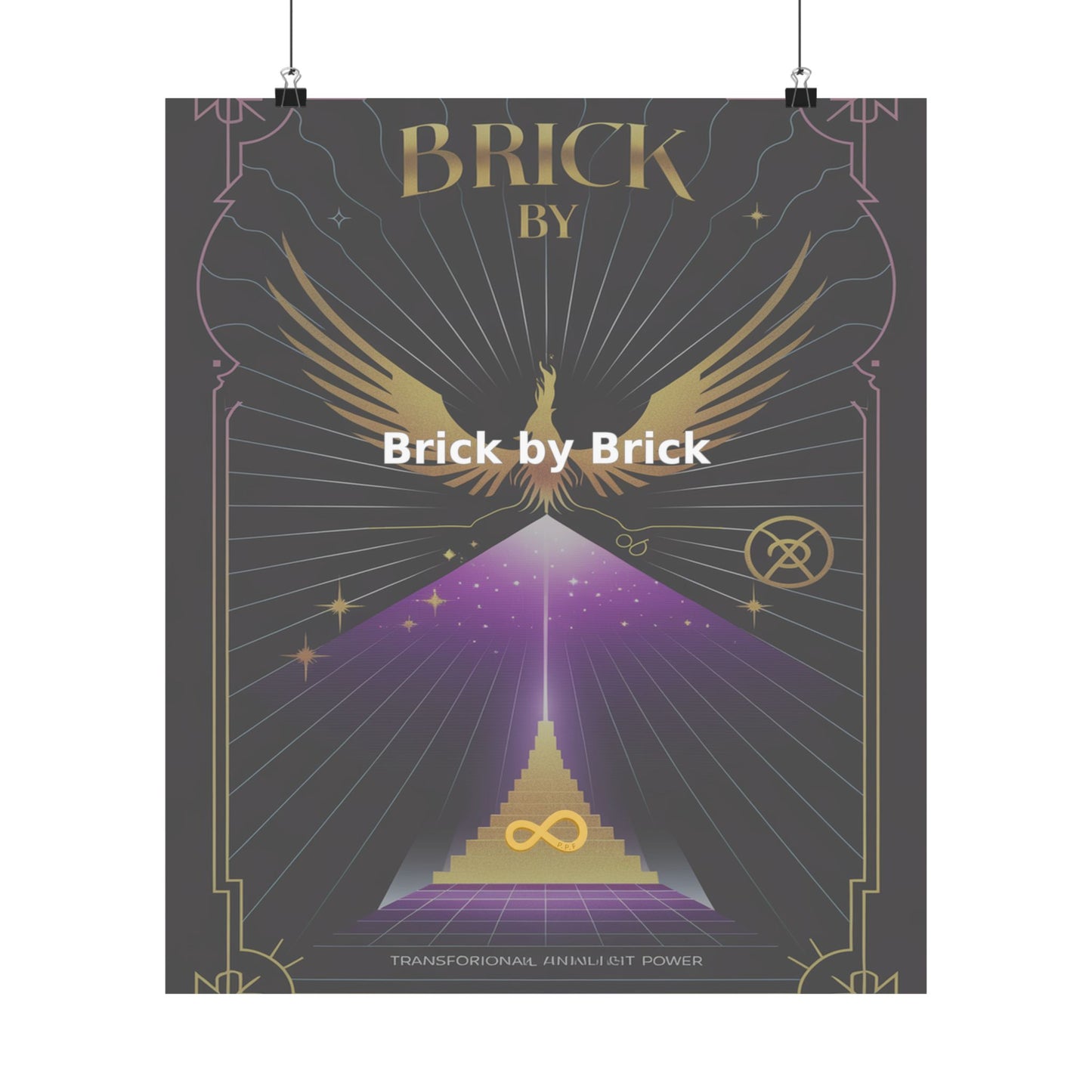 Brick by Brick - Matte Vertical Posters