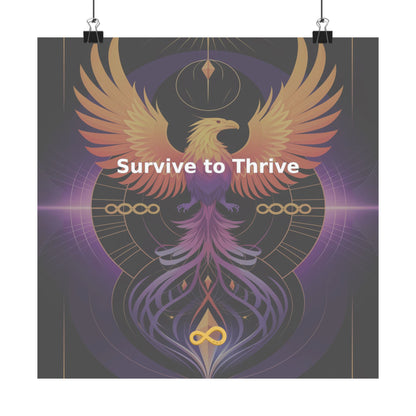 Survive to Thrive - Matte Vertical Posters