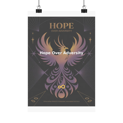 Hope Over Adversity - Matte Vertical Posters
