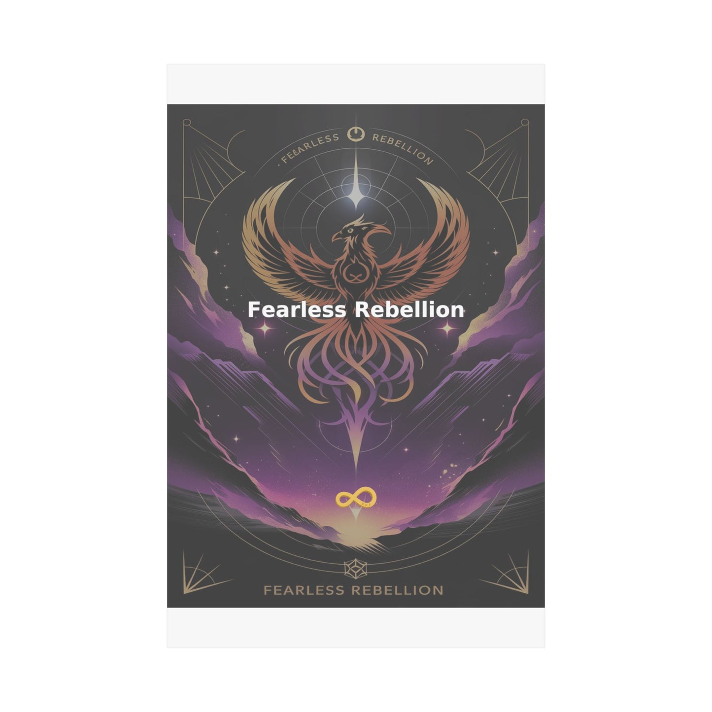Fearless Rebellion - Matte Vertical Posters